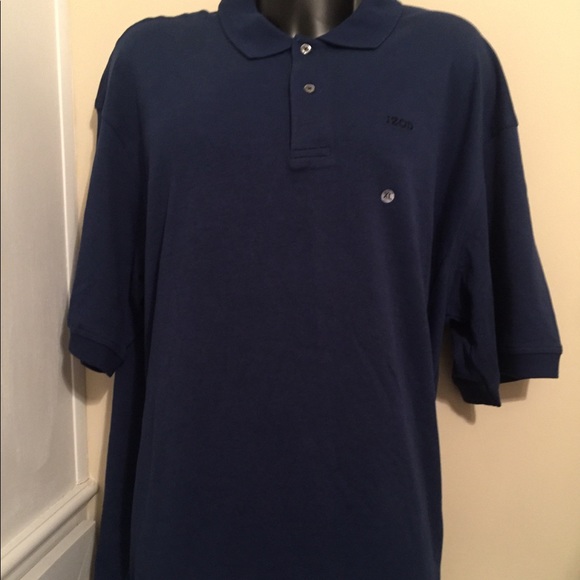 Man’s Izod Blue Short sleeves polo - Picture 4 of 6